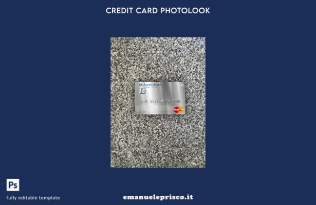 modello frontale photolook mastercard AccessBank in stile verificato Tanzania